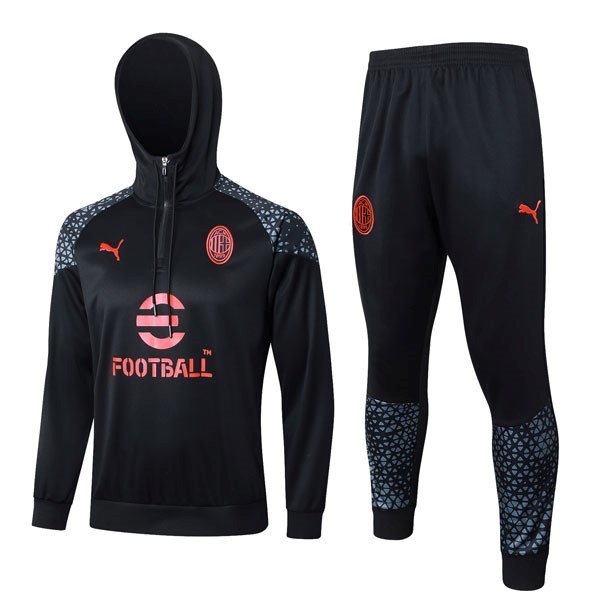 Hoodies AC Milan 2024 Schwarz 2